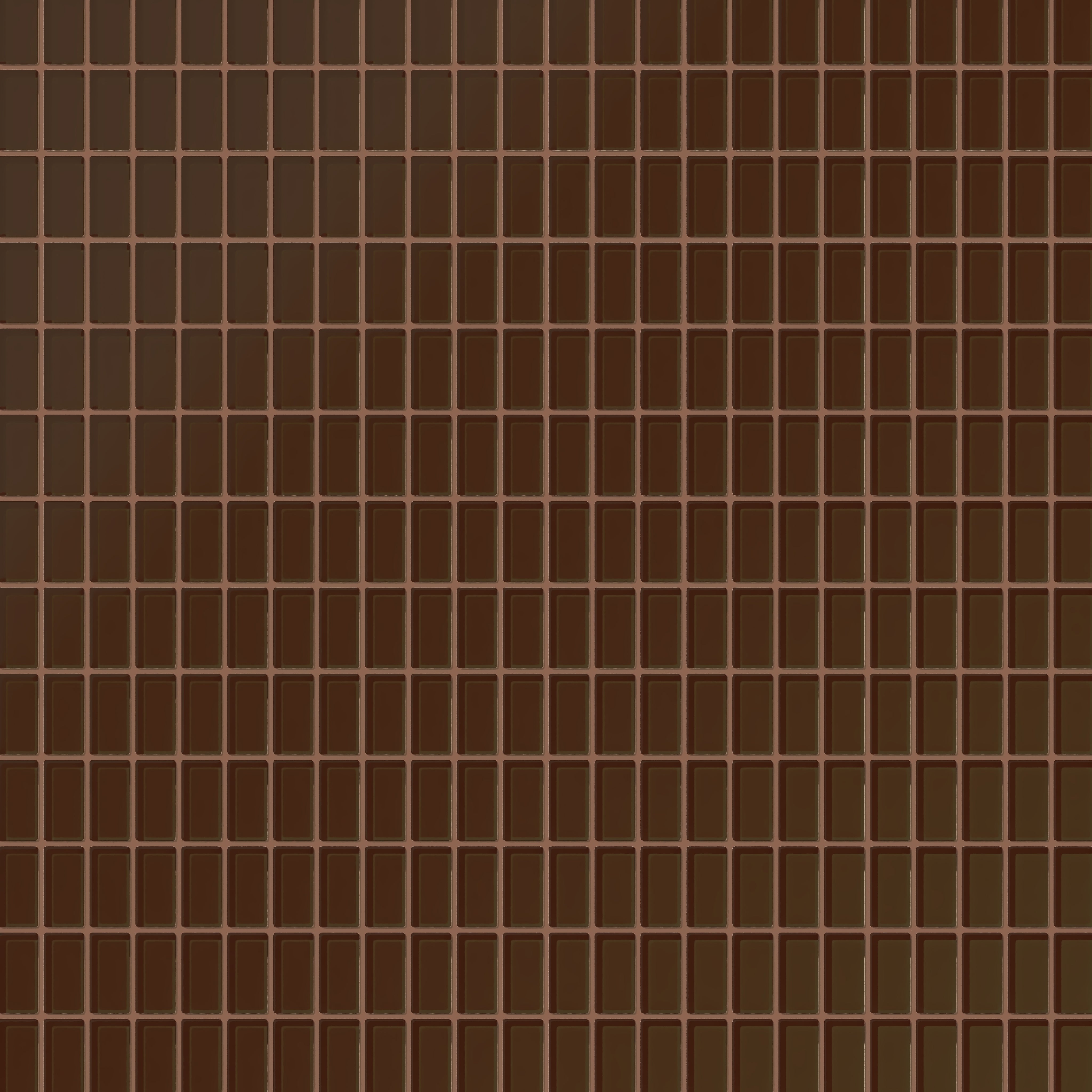 1x2 Straight Set Sheeted Glass Mosaic Tile in Thrasher Matte