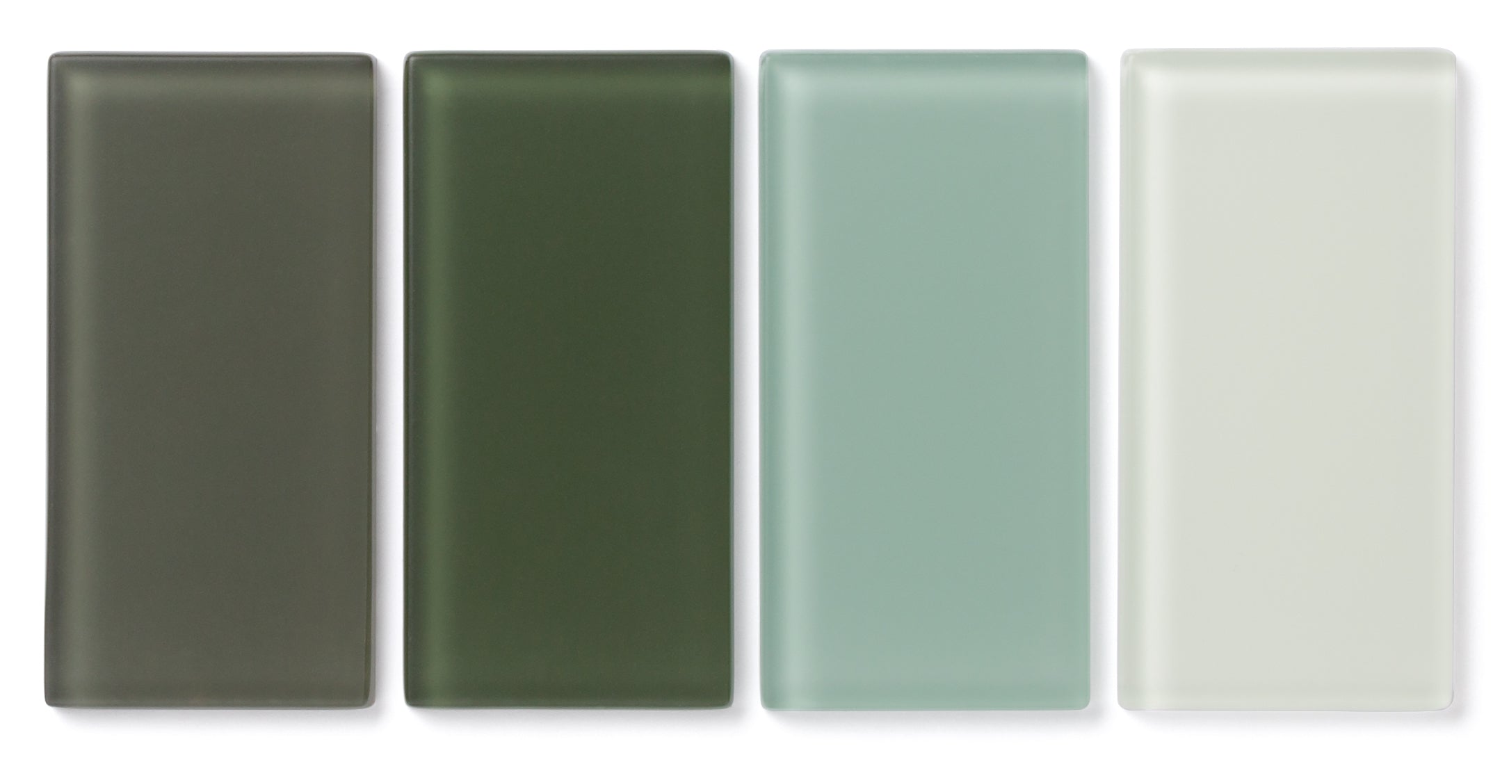 1x1 Straight Set Sheeted Glass Mosaic Tile in Flycatcher Gloss