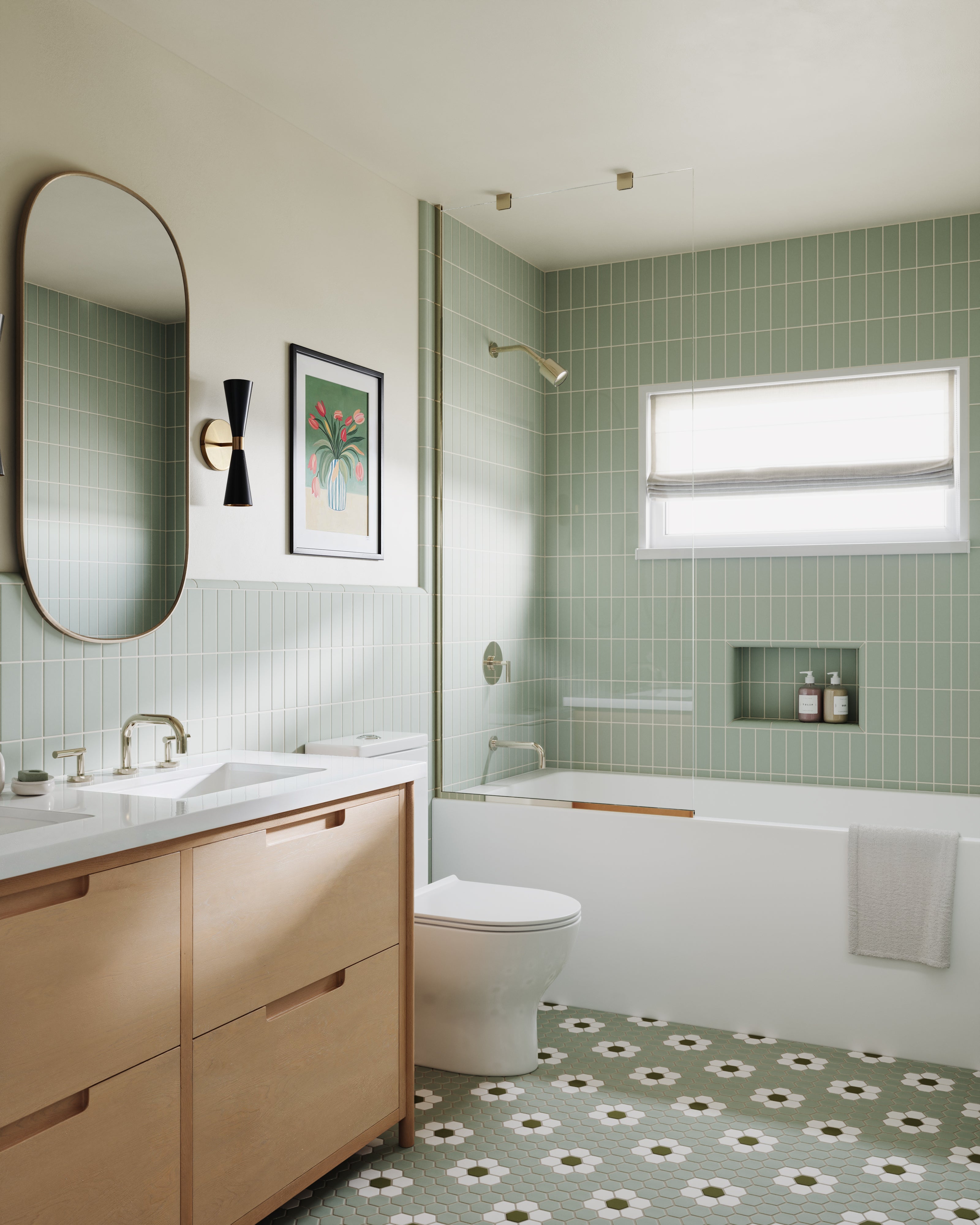 2x6 Original Ceramic Tile in Rosemary Matte