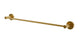 Flatiron Round Towel Bar 24" in French Brass