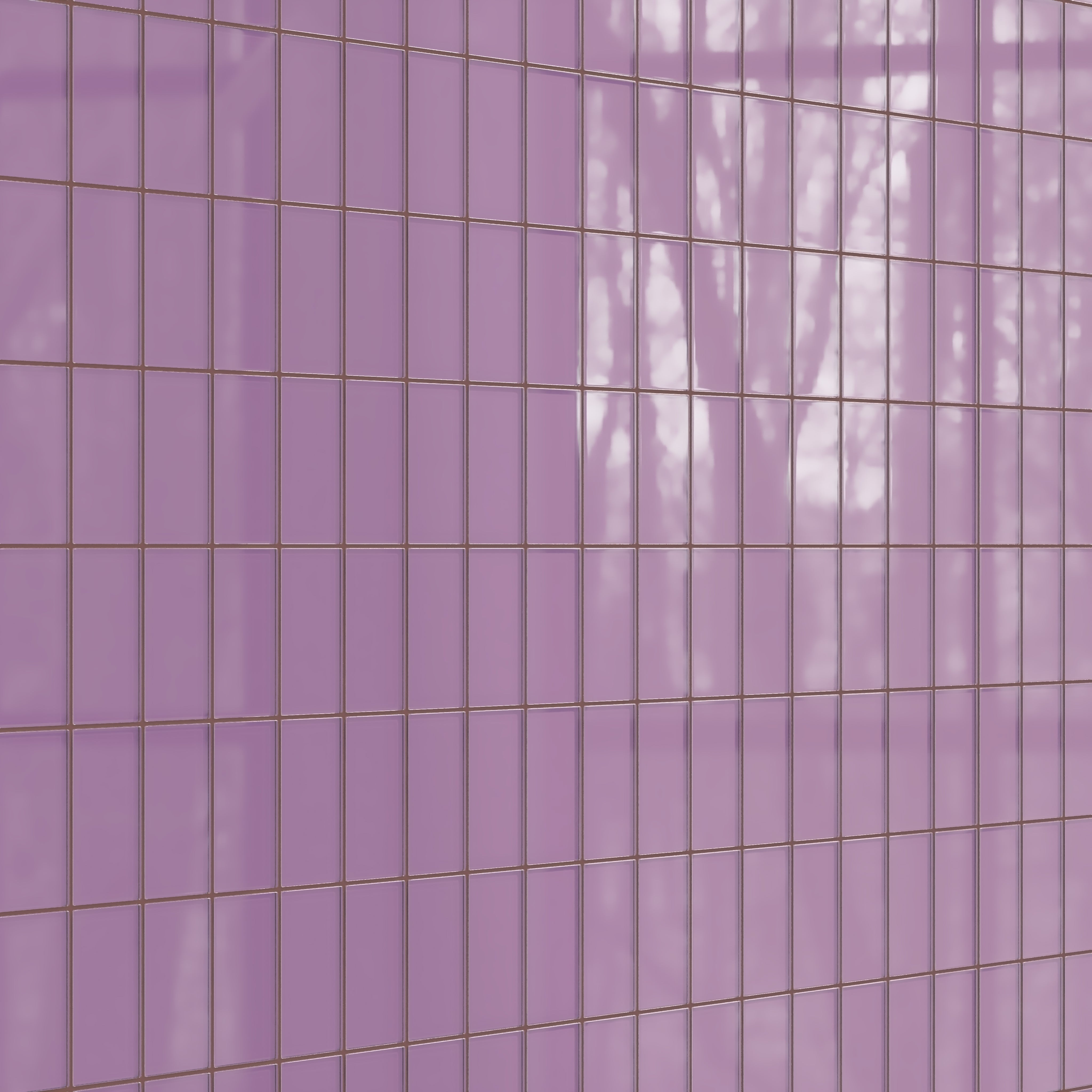 3x6 Glass Tile in Waxbill Gloss