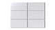 3x6 Natural Press Ceramic Tile in Tin Oxide Matte