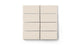 2x4 Straight Set Sheeted Original Ceramic Mosaic Tile in Ivory Matte