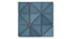 4" Triangle Original Ceramic Tile in Nautical Gloss