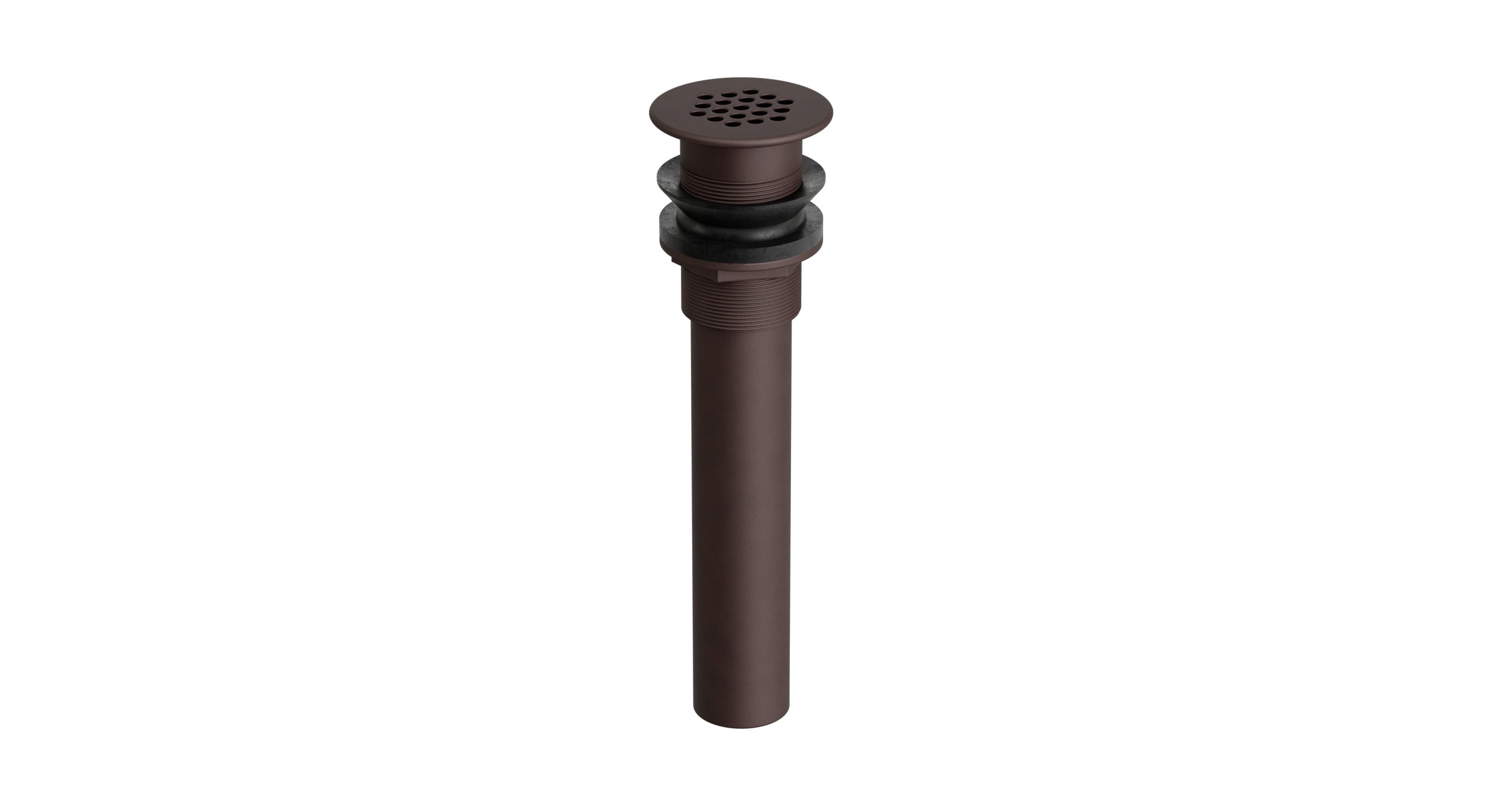 Lavatory Faucet Grid Drain - Less Overflow in Architectural Copper