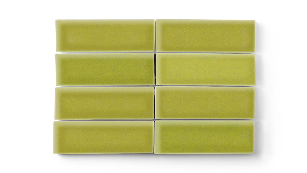 2x6 Original Ceramic Tile in Palm Tree Gloss