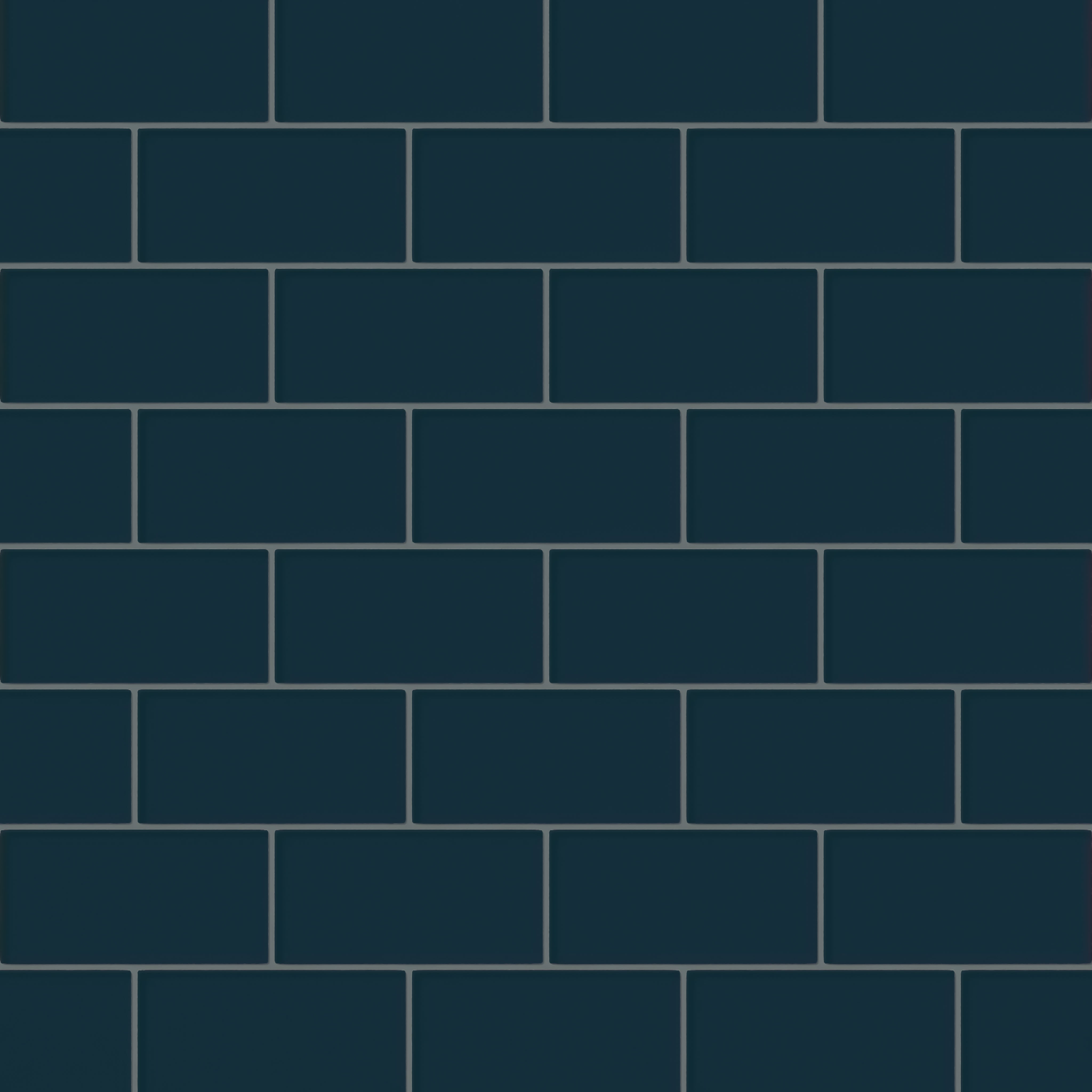 3x6 Glass Tile in Grackle Gloss