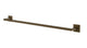 Flatiron Square Towel Bar 30" in Antique Brass