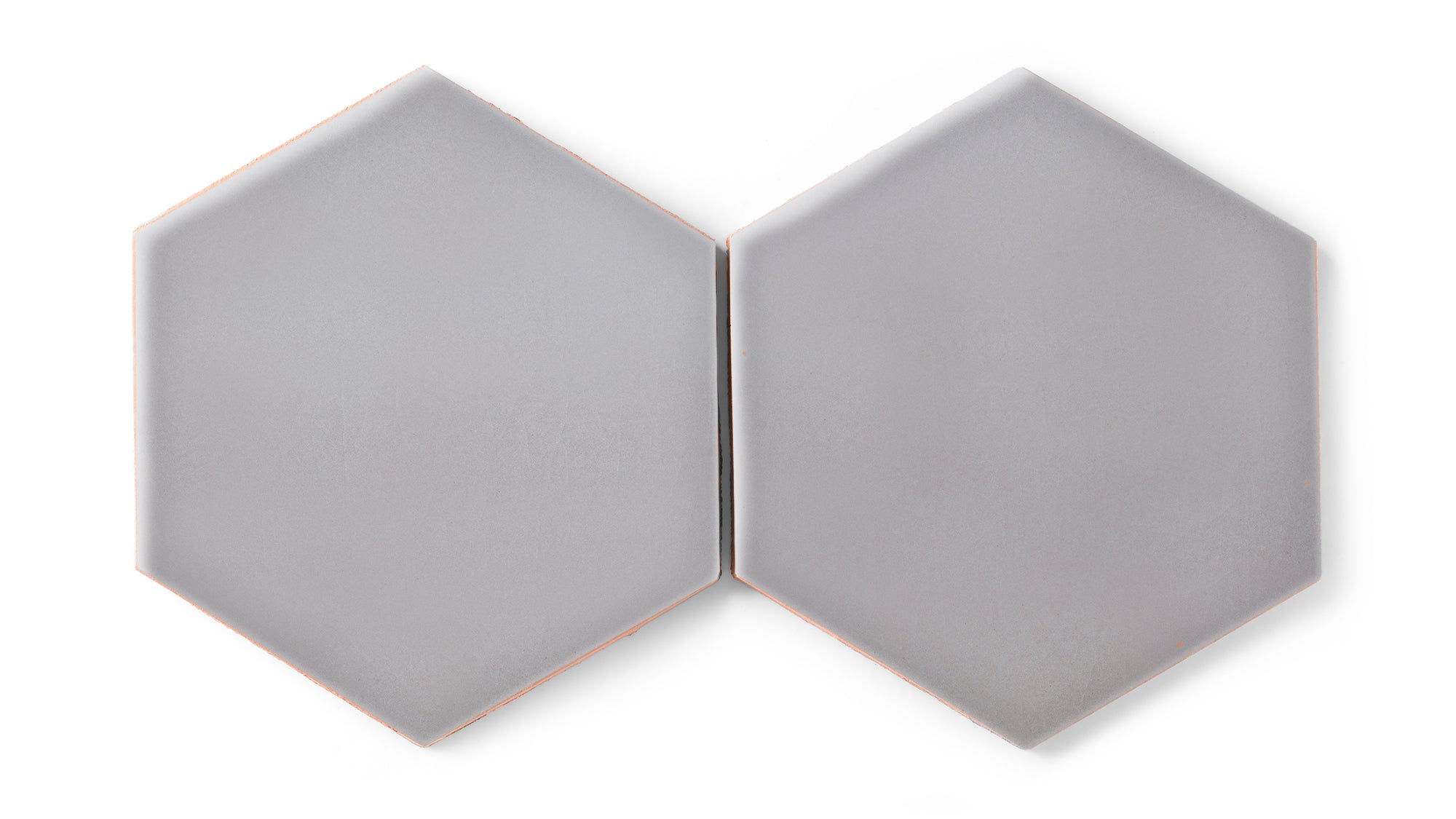 8" Hexagon Original Ceramic Tile in Dust Storm Gloss