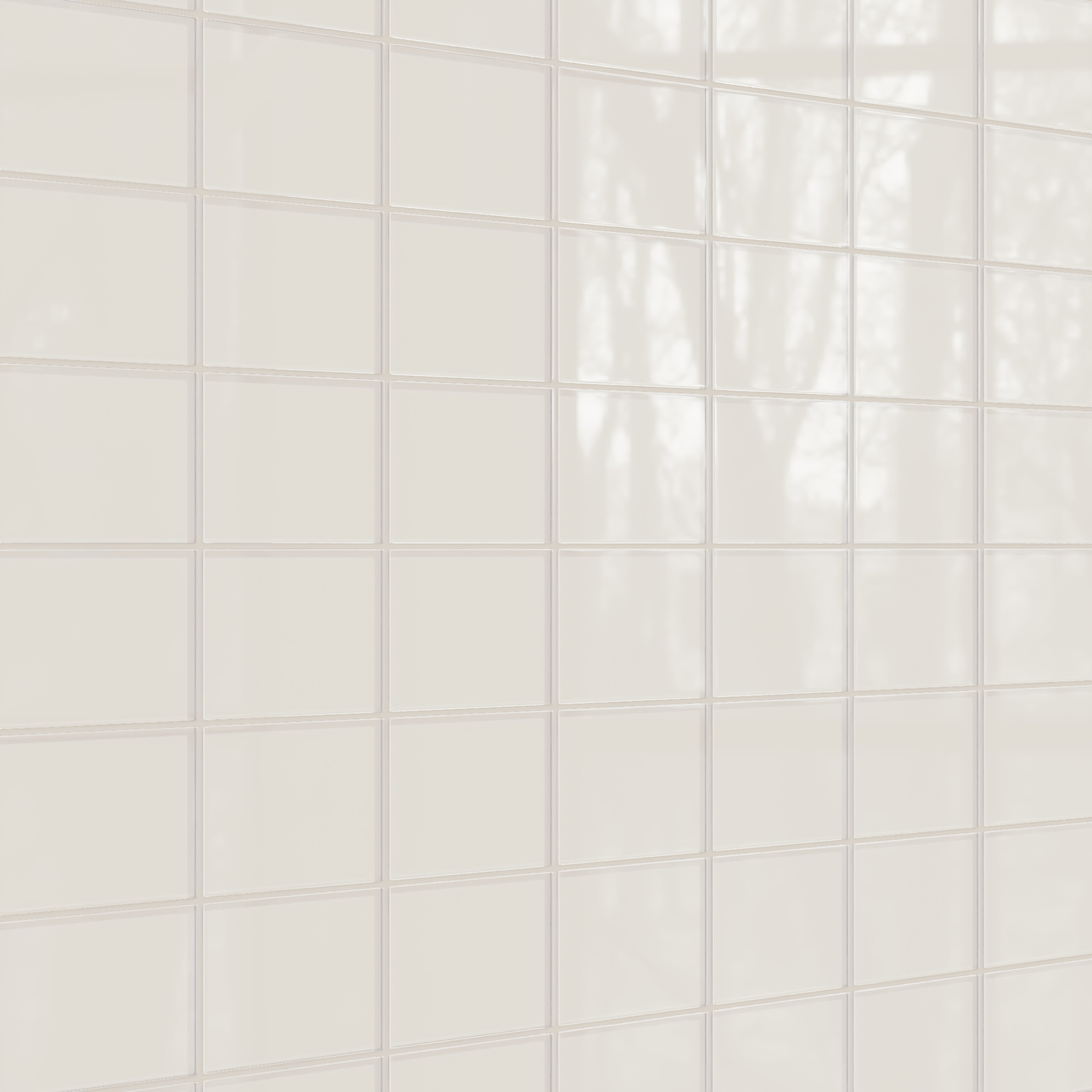 4x6 Glass Tile in Dove Gloss