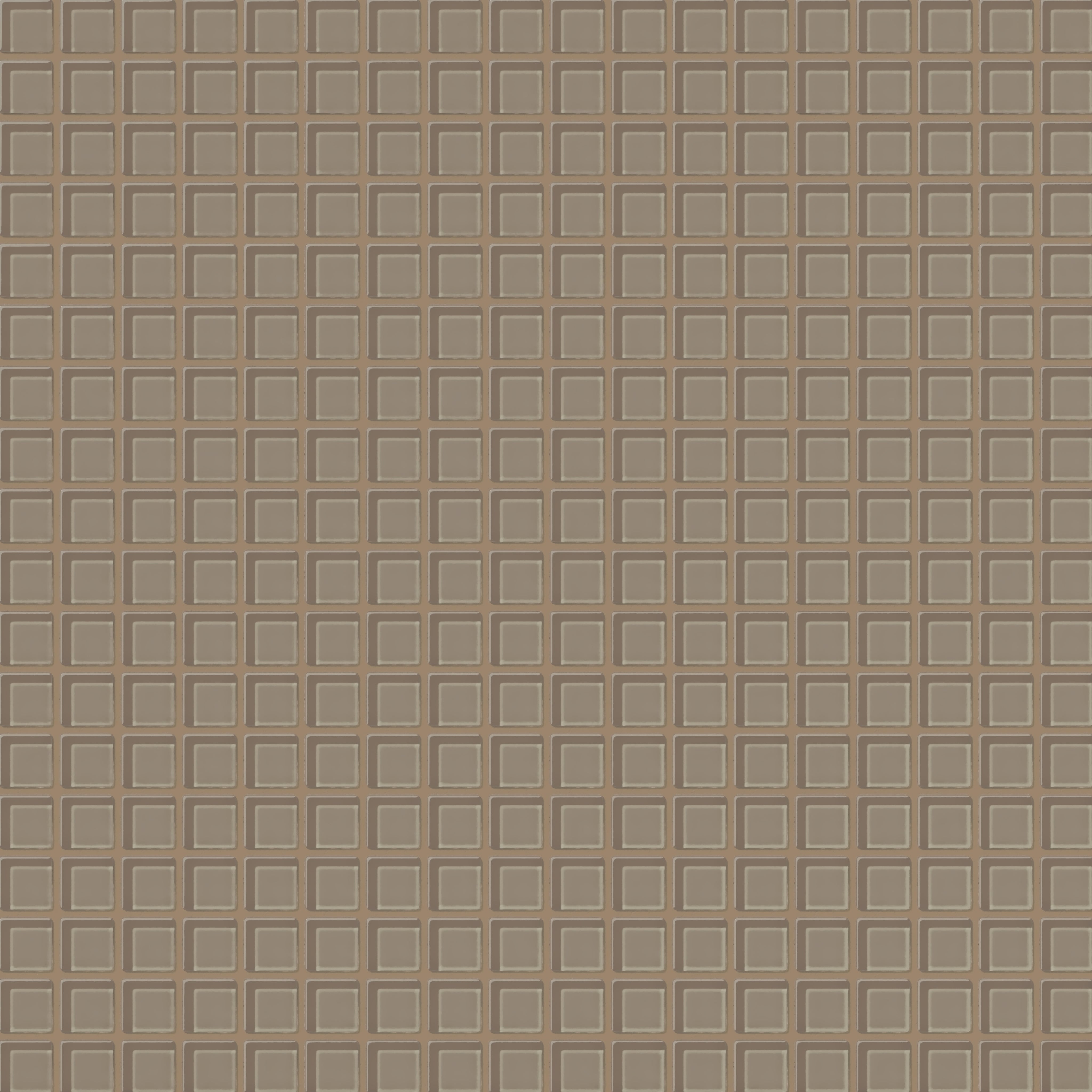 1x1 Straight Set Sheeted Glass Mosaic Tile in Quail Gloss