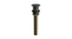 Lavatory Faucet Soft Touch Drain - Less Overflow in Blackened Nickel