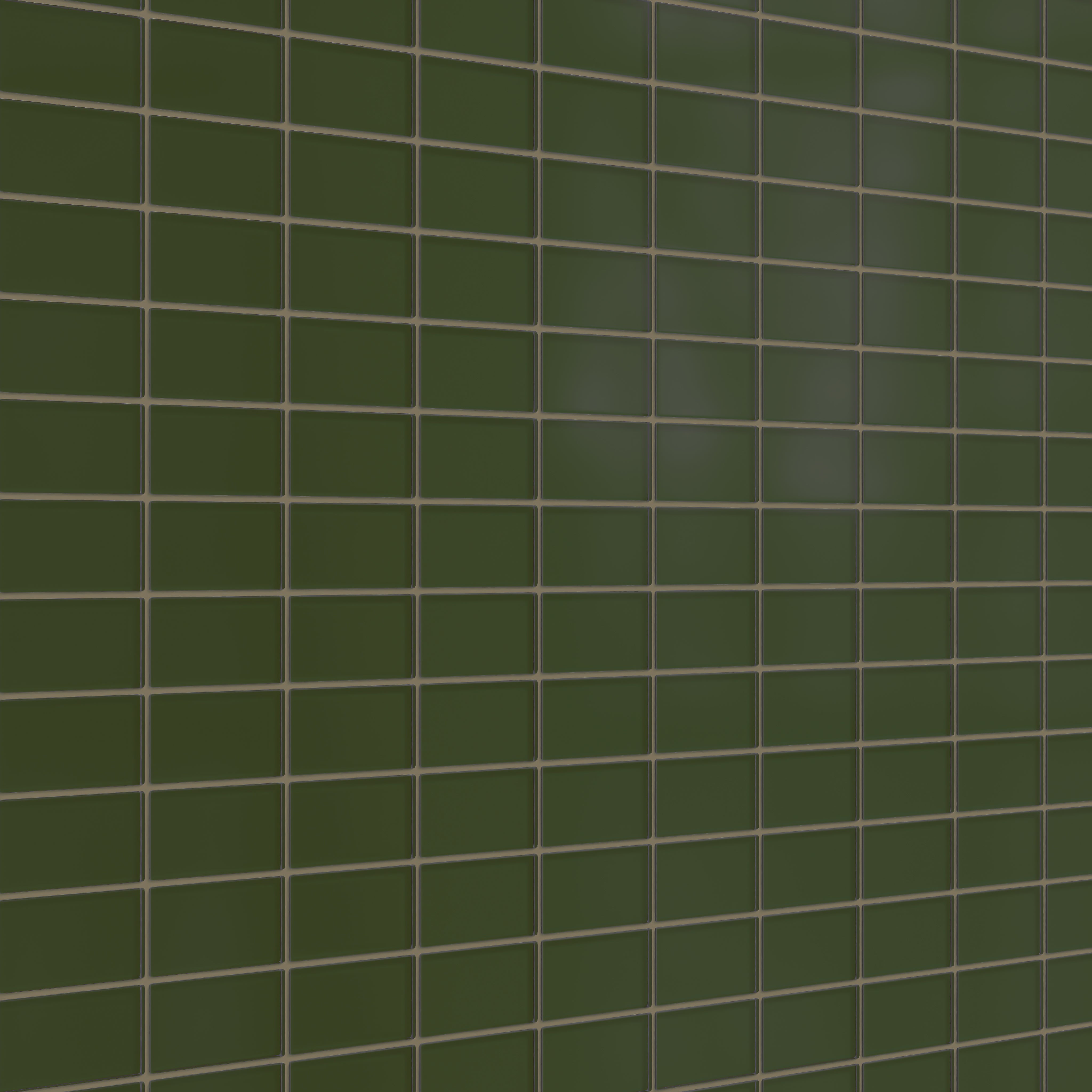 2x4 Straight Set Sheeted Glass Mosaic Tile in Starling Matte