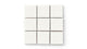 3x3 Straight Set Sheeted Original Ceramic Mosaic Tile in Calcite Matte