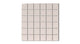 2x2 Straight Set Sheeted Natural Press Ceramic Mosaic Tile in Tyrian Purple Gloss