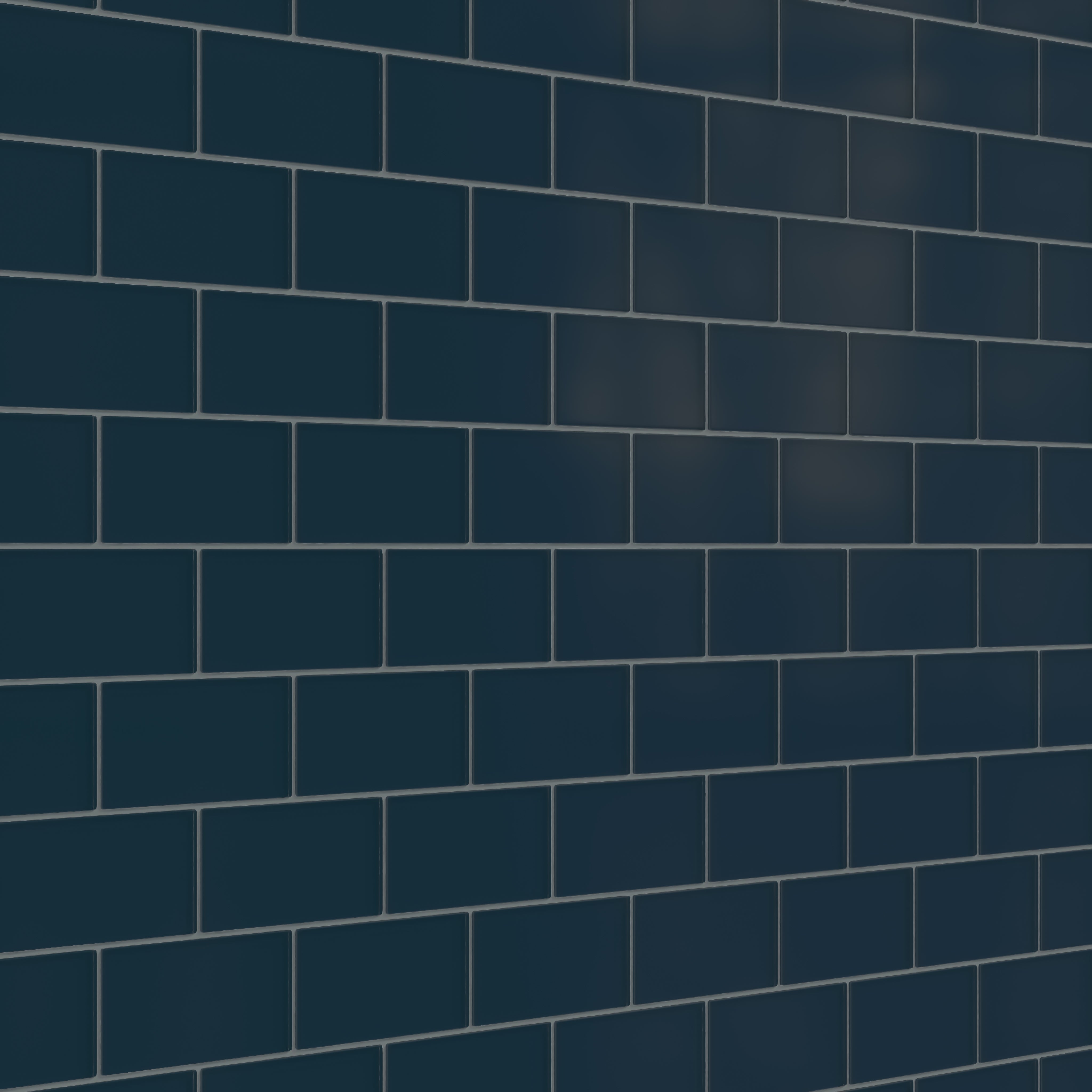 3x6 Glass Tile in Grackle Matte