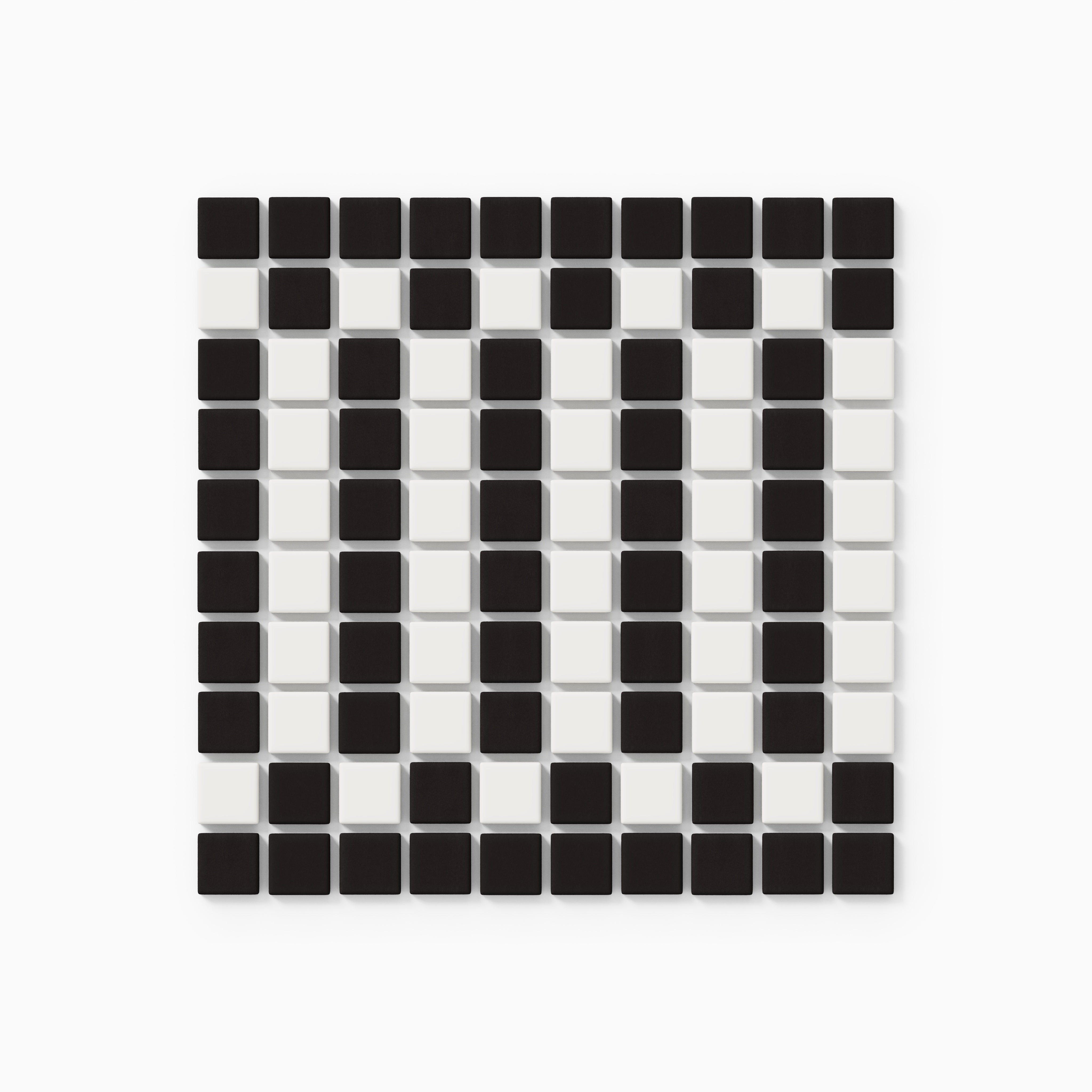 1x1 Ribbon Border Sheeted Original Ceramic Tile in Nocturne Matte