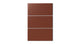 4x8 Natural Press Ceramic Tile in Red Iron Oxide Matte