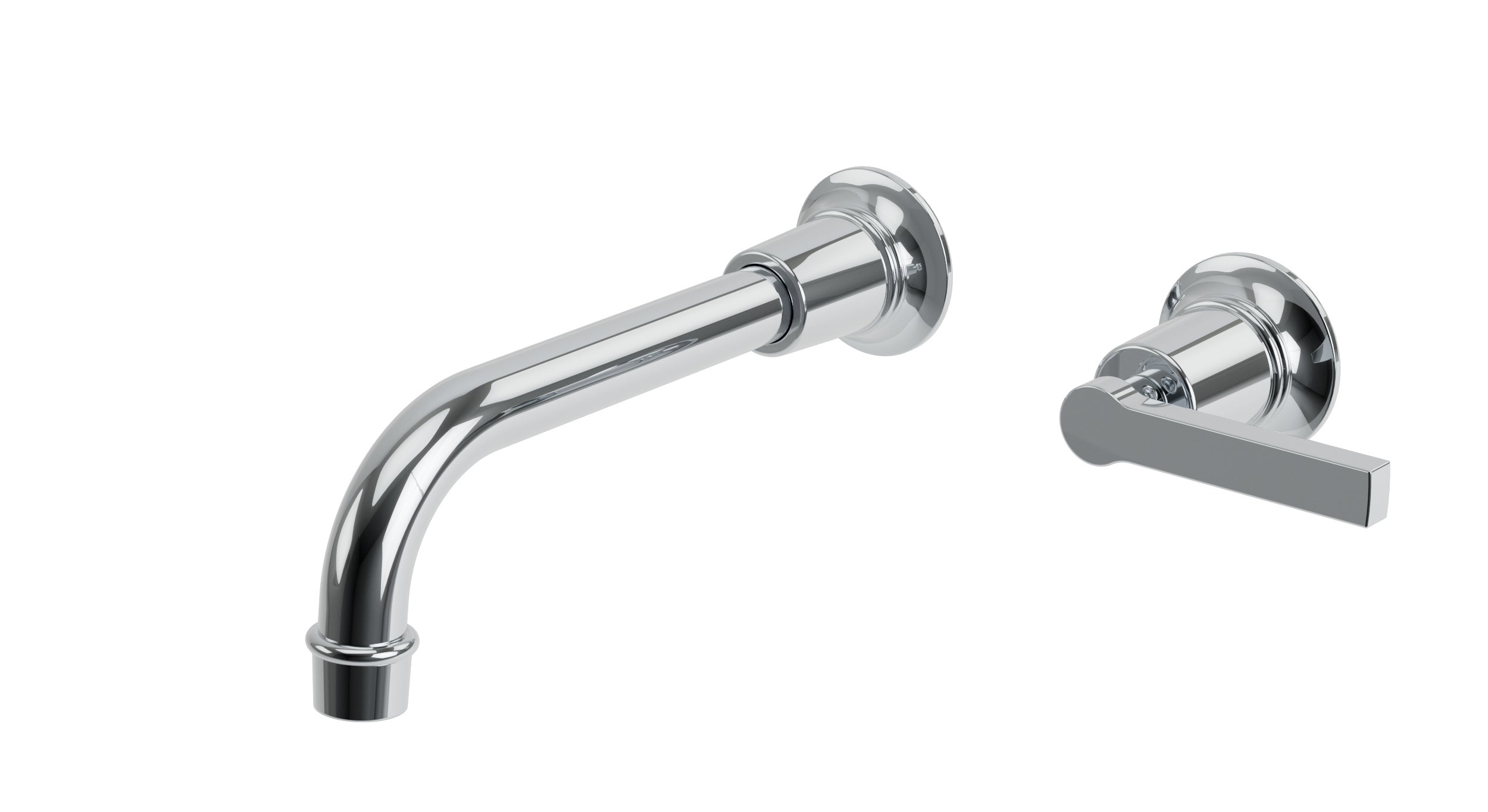 Emerson One Handle Wall Mount 8.25" Lavatory Faucet with Classic Lever Handle