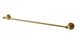 Flatiron Round Towel Bar 30" in Polished Brass