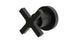 Flatiron One Handle Wall Mount Diverter/Volume Control Shower Trim with Linear Cross Handle in Oil Rubbed Bronze
