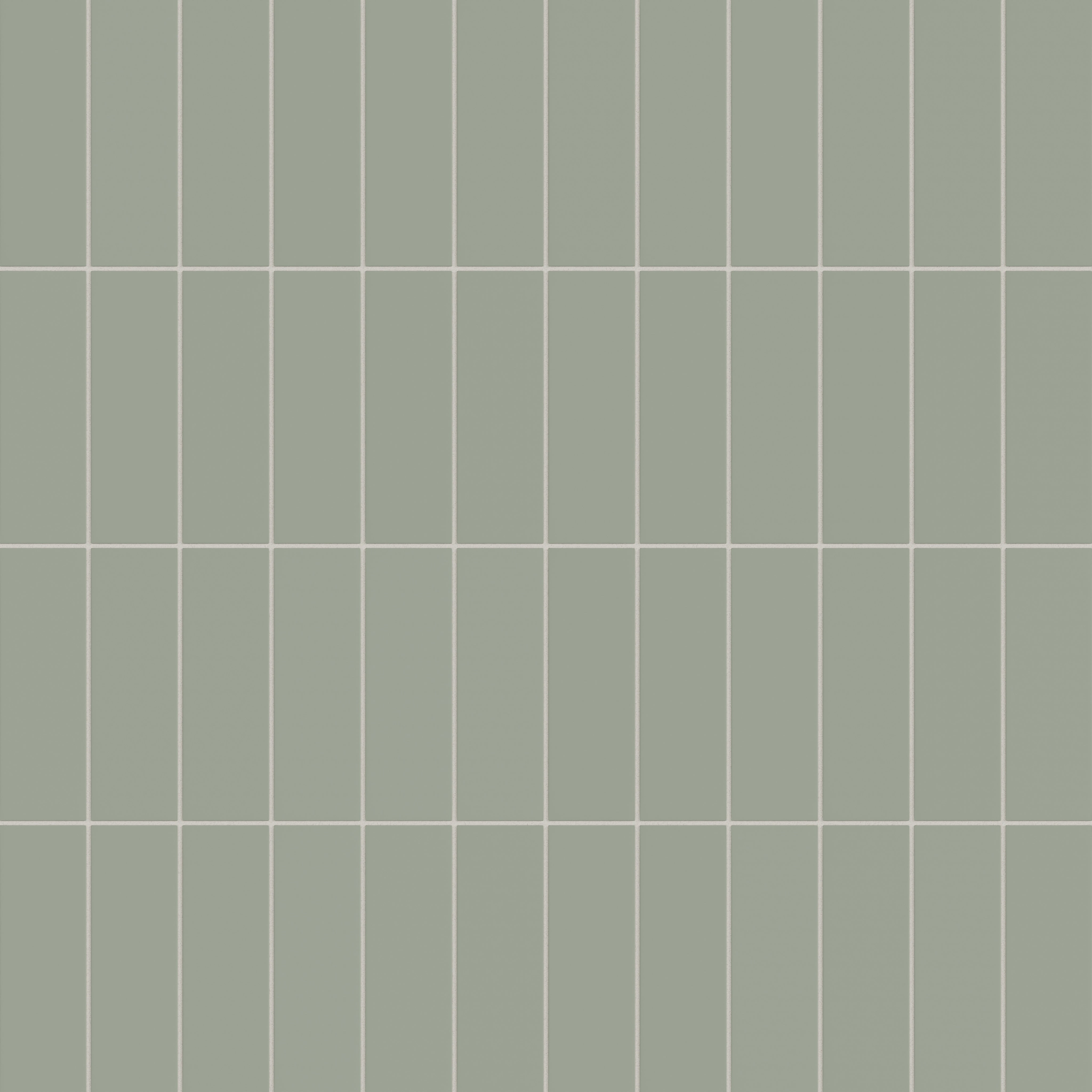 3x9 Natural Press Ceramic Tile in Terre Verte Matte