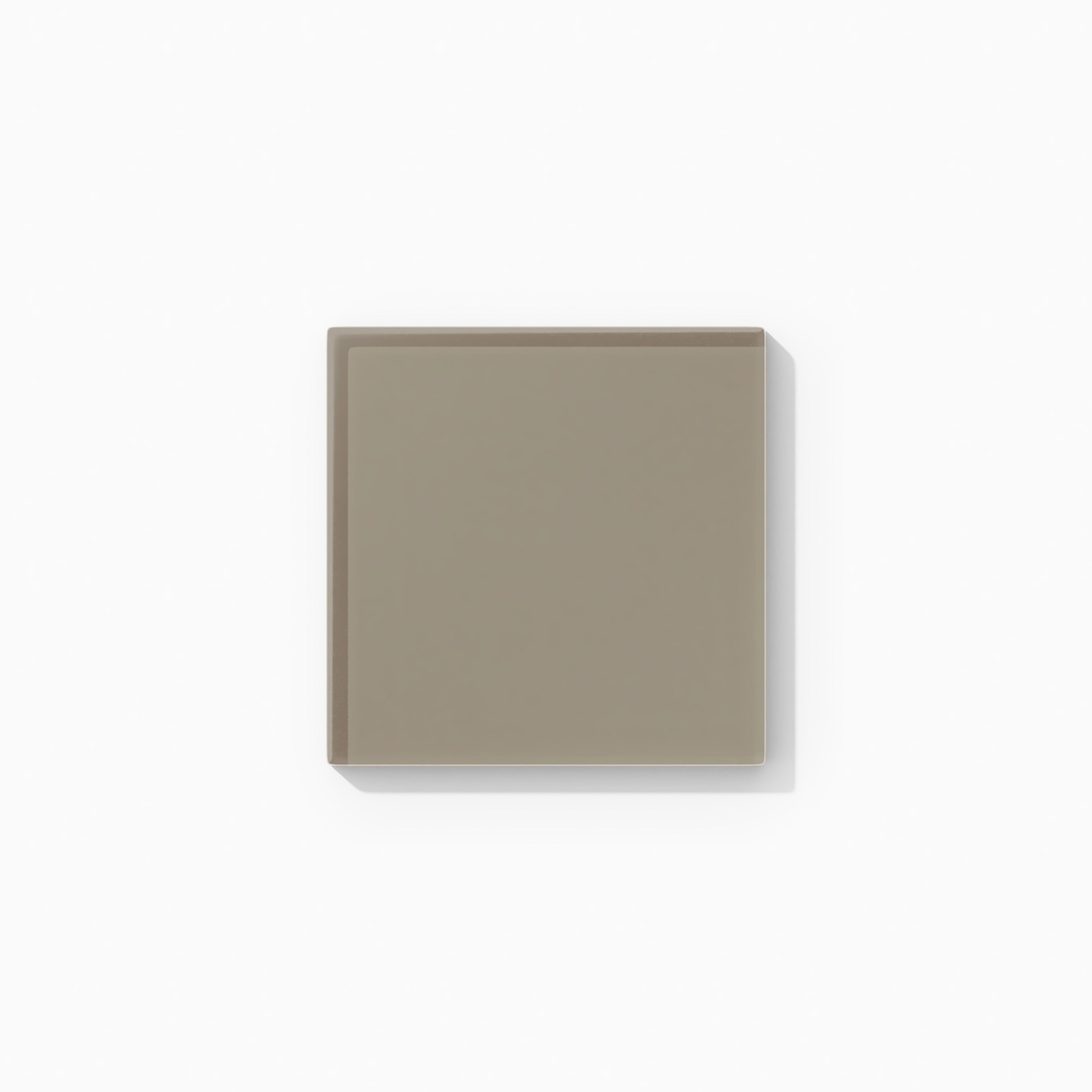 4x4 Glass Tile in Quail Matte