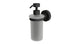Flatiron Round Soap Dispenser in Matte Black