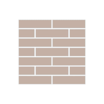 1x4 Half Offset Sheeted Original Ceramic Mosaic Tile in Sweet Pea Matte
