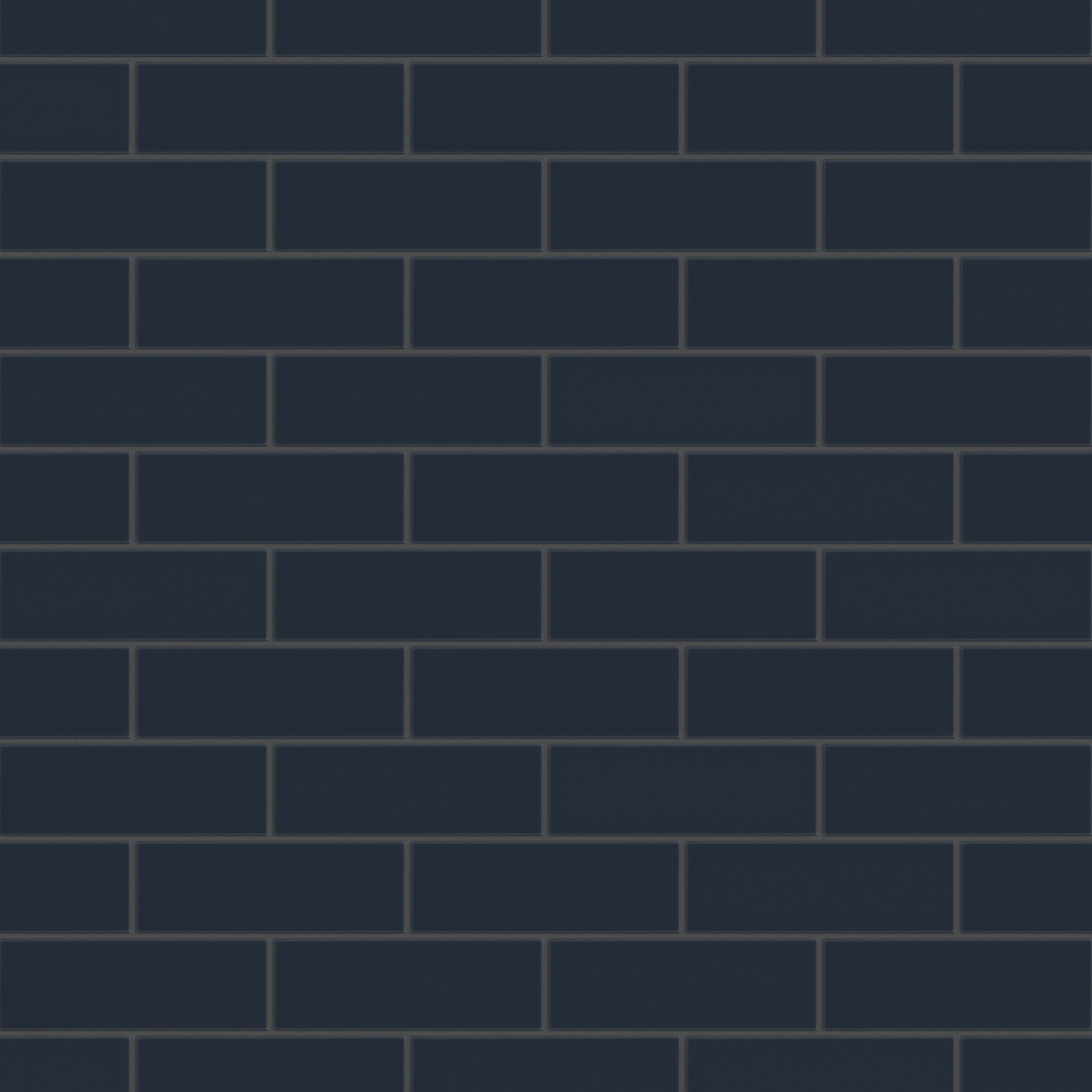 3x9 Original Ceramic Tile in Navy Blue Matte