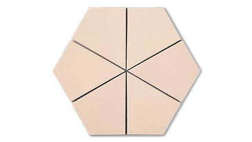 Hexite Original Ceramic Tile in Tumbleweed Matte