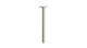Flatiron 12" Straight Shower Arm with Flange in Satin Nickel