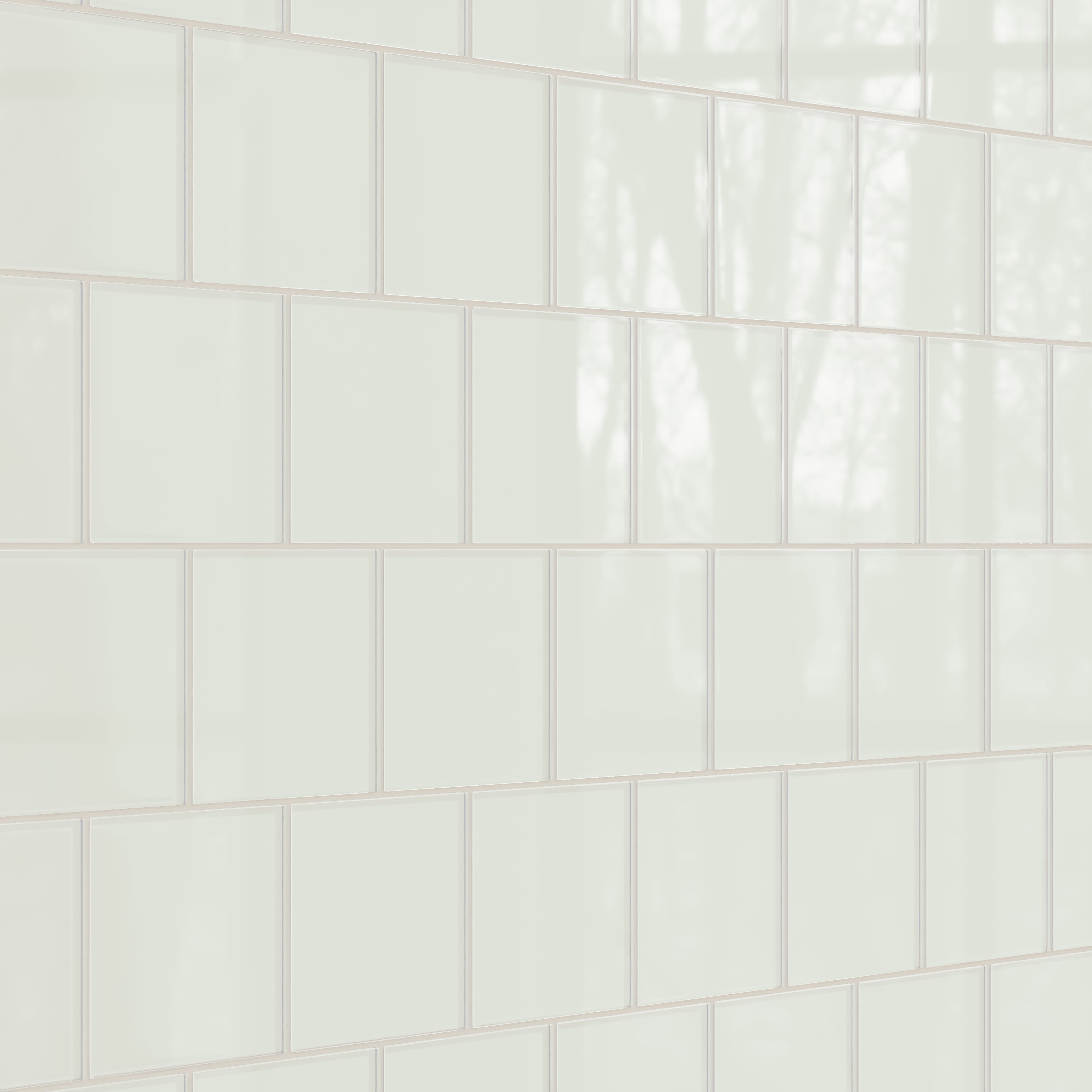6x6 Glass Tile in Flycatcher Gloss