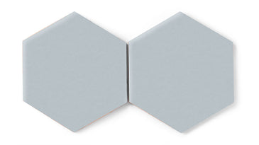 8" Hexagon Original Ceramic Tile in Crater Lake Matte