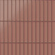 1x6 Straight Set Sheeted Glass Mosaic Tile in Flicker Matte