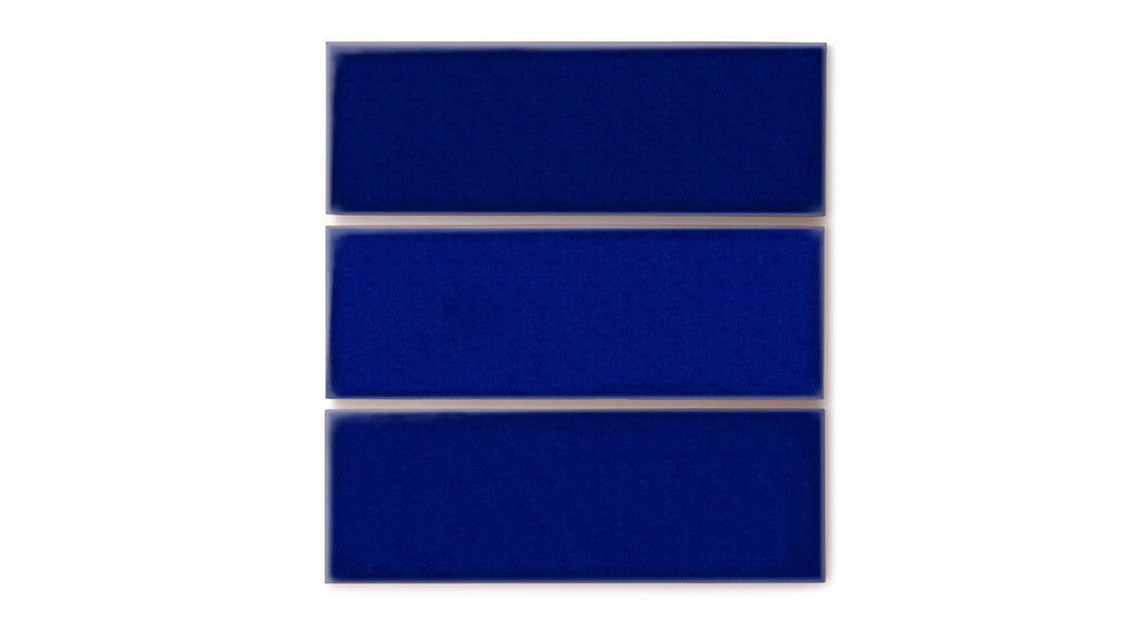 4x12 Original Ceramic Tile in Azul Gloss