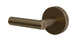 Contour One Handle Wall Mount Diverter/Volume Control Shower Trim with Soft Lever Handle in Antique Brass
