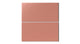 6x12 Natural Press Ceramic Tile in Madder Red Matte