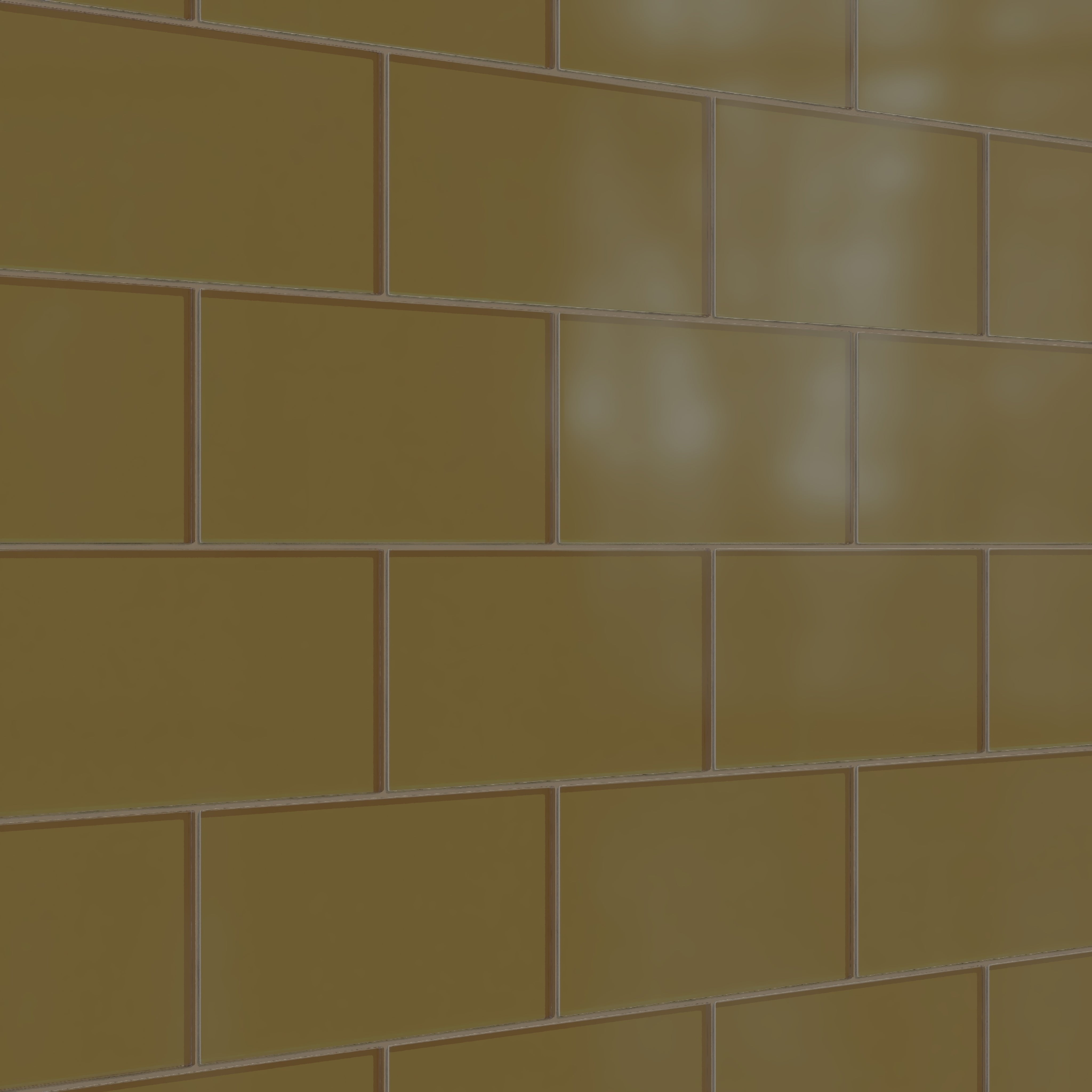 6x12 Glass Tile in Merlin Matte