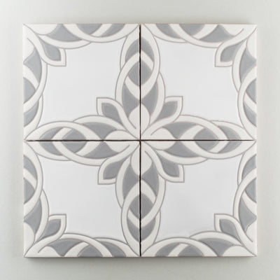 8x8 Handpainted Sample San Carlos  in Neutral Motif