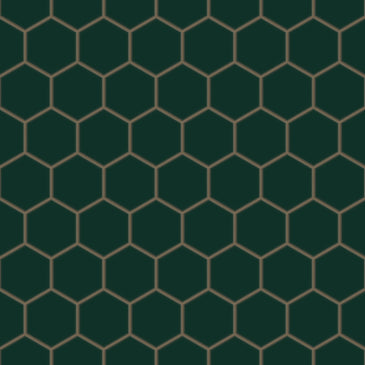 4" Hexagon Original Ceramic Tile in Evergreen Matte