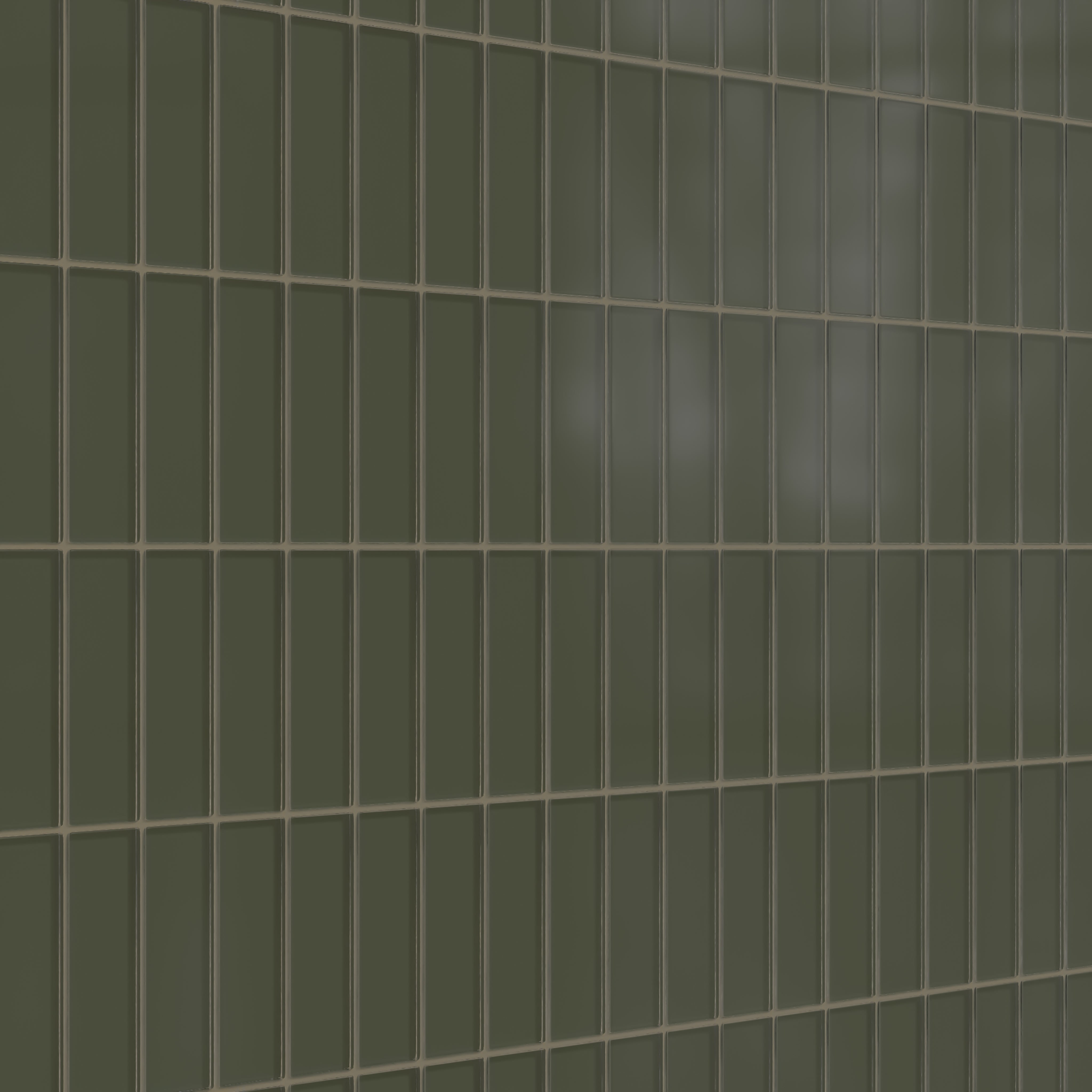 2x6 Glass Tile in Roadrunner Matte