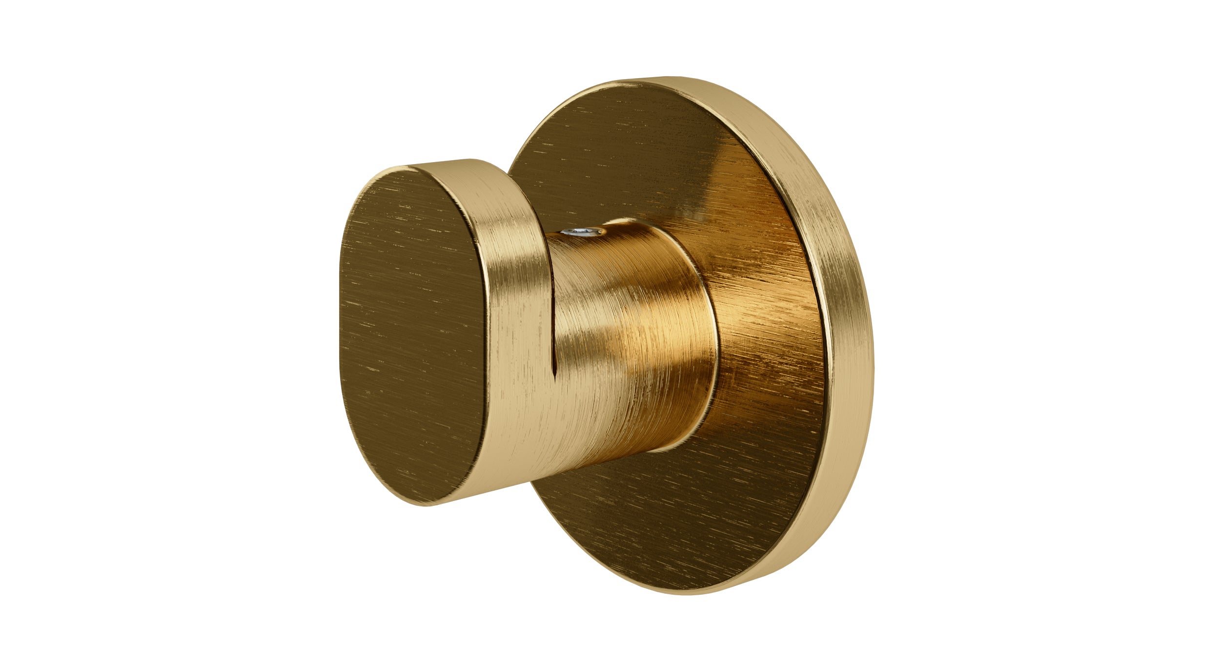 Foundry Robe Hook in Satin Brass