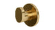 Foundry Robe Hook in Satin Brass