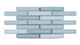 1x6 Half Offset Sheeted Original Ceramic Mosaic Tile in Crater Lake Gloss