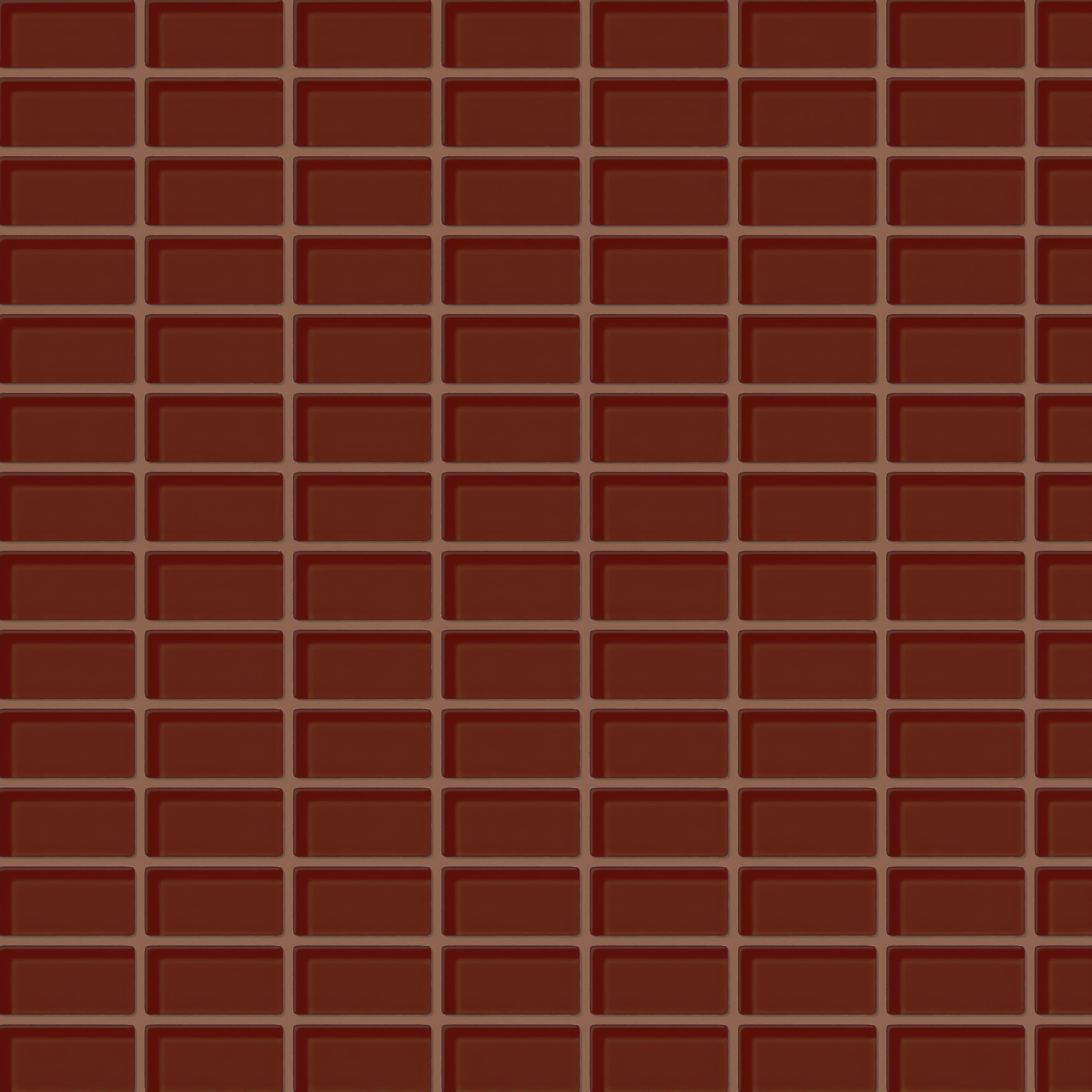 1x2 Straight Set Sheeted Glass Mosaic Tile in Pheasant Gloss