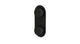 Foundry Two Handle Wall Mount Shower Trim with Barrel Knob Handles in Matte Black