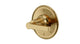Emerson One Handle Wall Mount Shower Trim with Classic Lever Handle in Satin Brass
