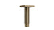 Flatiron 4" Straight Shower Arm with Flange in Antique Brass