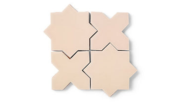 Star & Cross Original Ceramic Tile in Tumbleweed Matte